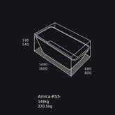 AMICA Marble Stone Freestanding Bath